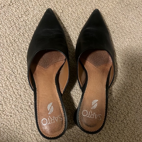 Franko Sarto Visa Leather Mules - Picture 4 of 6